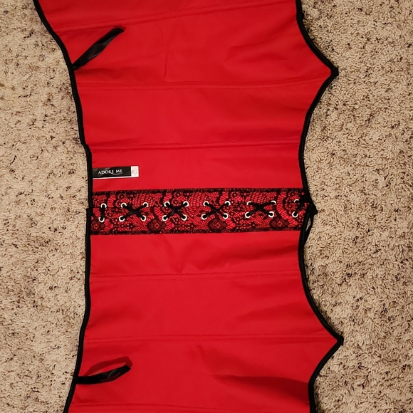 Adore Me Brand Red, Boned Corset Size 3X - Picture 7 of 10